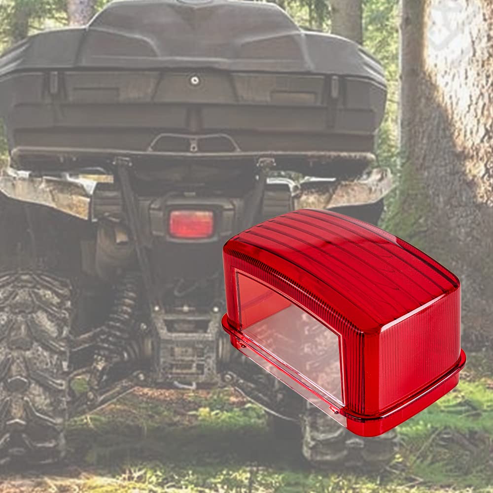 Kicry Atv Brake Tail Light Lens Taillight Brake Stop Lights Cover Compatible With Yamaha Grizzly Big Bear Bruin Kodiak Wolverine