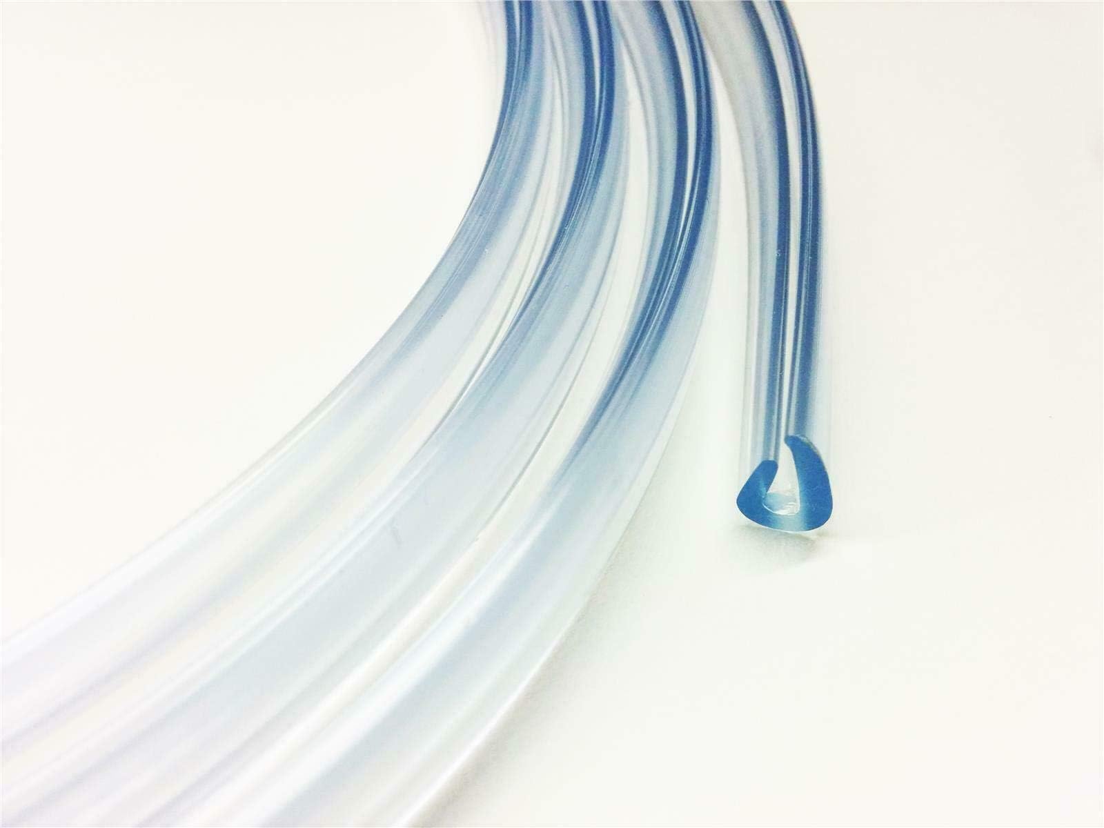 Car Door Edge Scratch Guard Trim Molding Protector Clear 15m (50feet) Sticky Cover U Shape Air Vent Edge Decoration