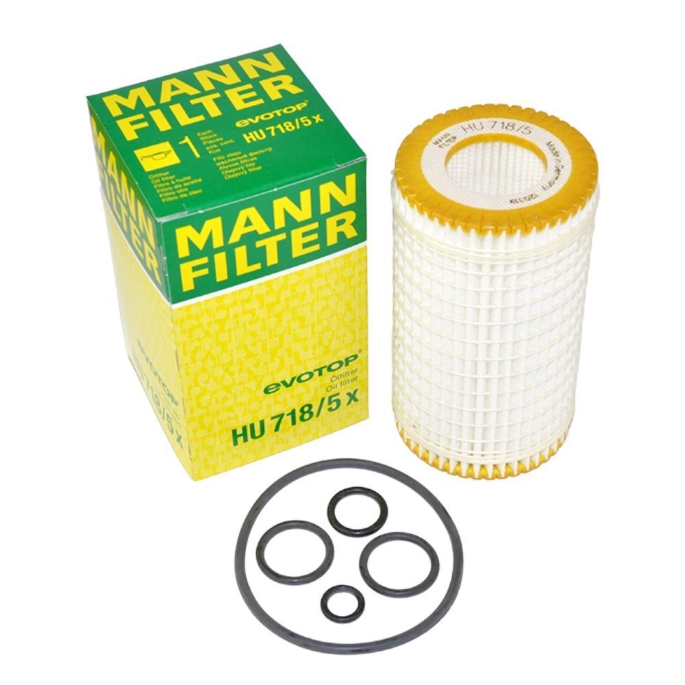 Mann-Filter HU 718/5 X Metal-Free Oil Filter (Original Mann - Made in Germany)