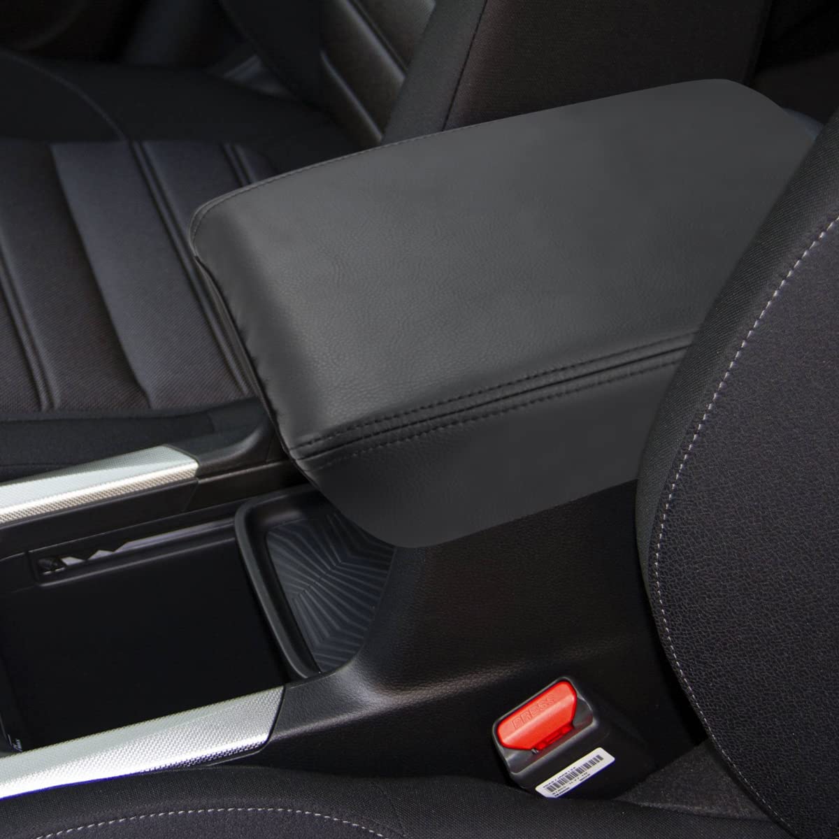 INTGET Car Console Cover for 2020 2021 2022 Honda CRV Accessories 2017 2018 2019 Leather Armrest Cover Arm Rest Box Lid Seat Pro