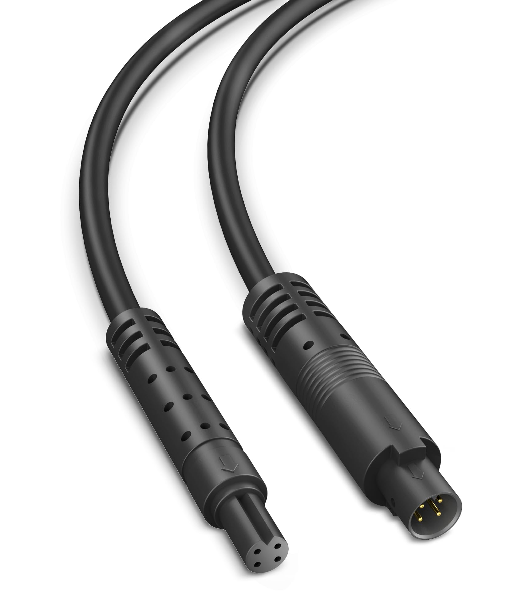 Yqmajim 4Pin Backup Camera Extension Cable,(5Ft 4P) Pure Copper Thicker Shield Dashcam Rear View Camera Extension Cord,Mirror Da