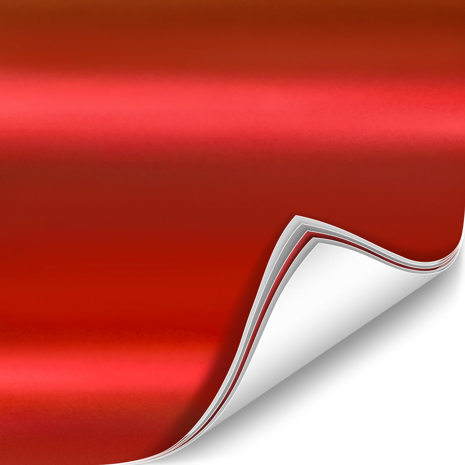 Colorfusion Ppf By Vvivid, Satin Chrome Red Dry Apply Ppf Vinyl Car Wrap Roll 20Ft X 5Ft