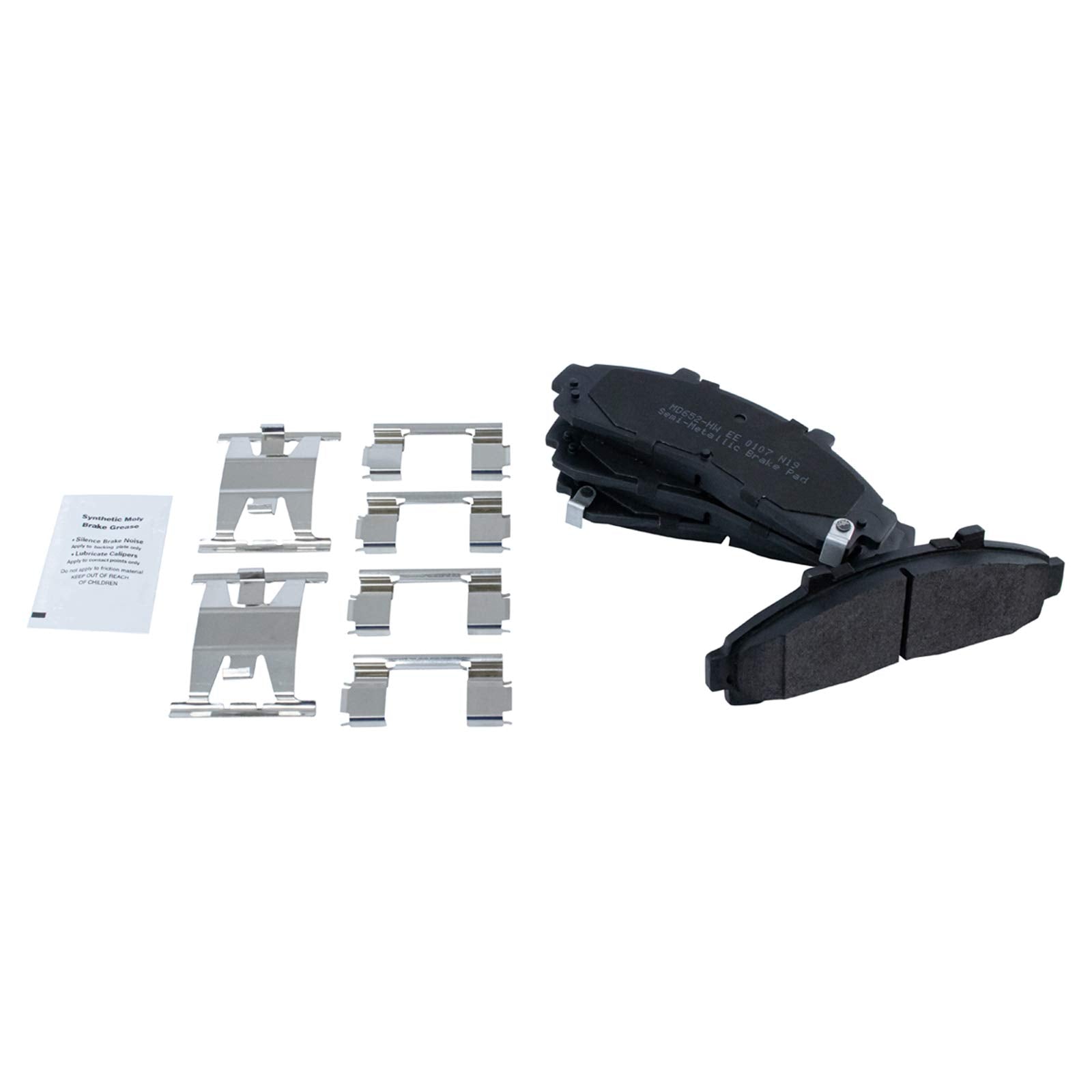 Trq Front Brake Pad & Rotor Kit Brake Pads Brake Rotor Semi-Metallic Compatible With 1995-2001 Ford Explorer 1998-2002 Ranger Ma