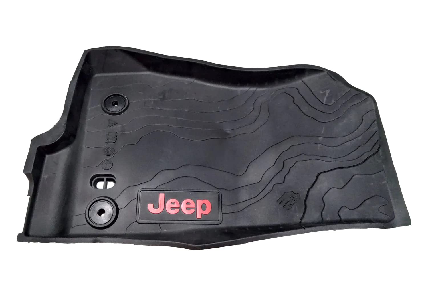 Jeep Mopar Floor Liners - All Weather, Black - Model 82215203AE