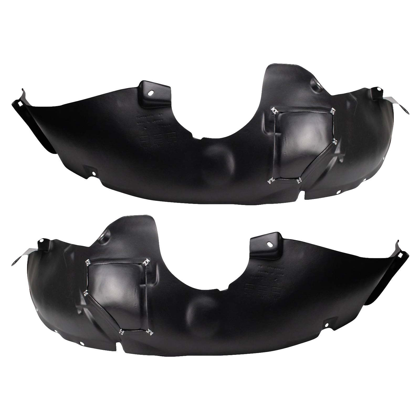 Trq Inner Fender Liner Set Compatible With 2001-2005 Chrysler Pt Cruiser Ch1248119 Ch1249119
