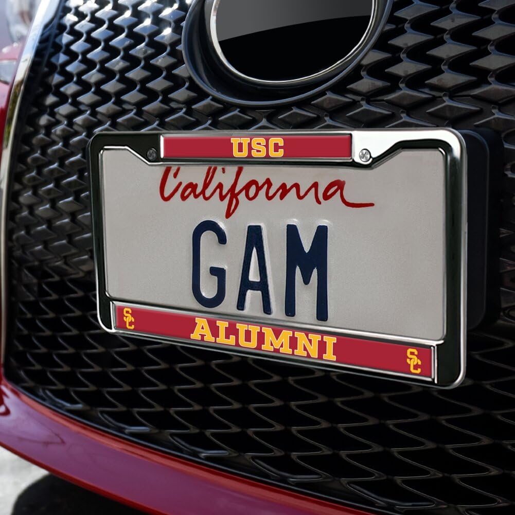 Graphics & More University Of Southern California Alumni Full Size Standard License Plate Metal Frame