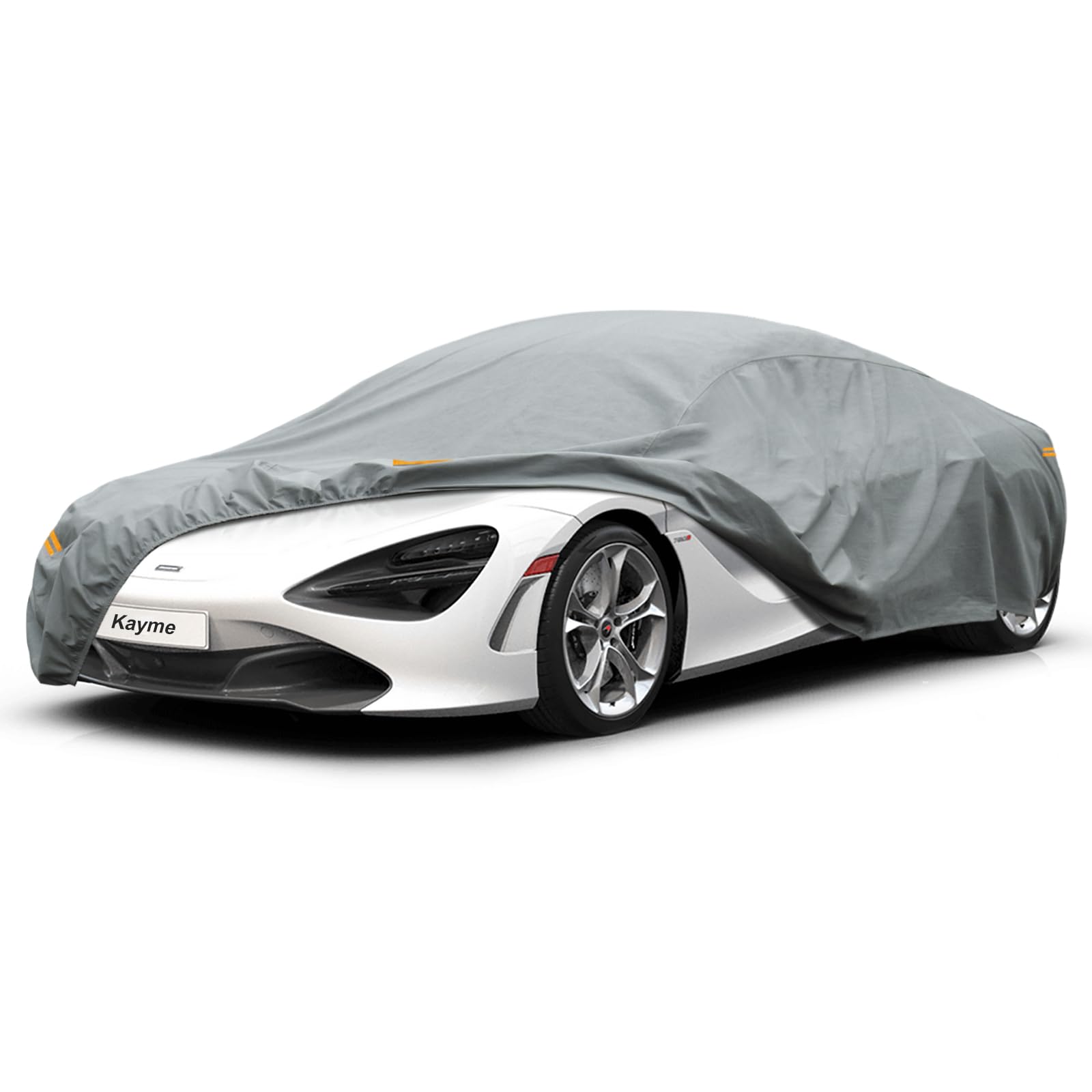 Kayme Heavy Duty Car Cover Custom Fit Mclaren 720S (2017-2025) Waterproof All Weather For Automobiles, Full Exterior Covers Sun