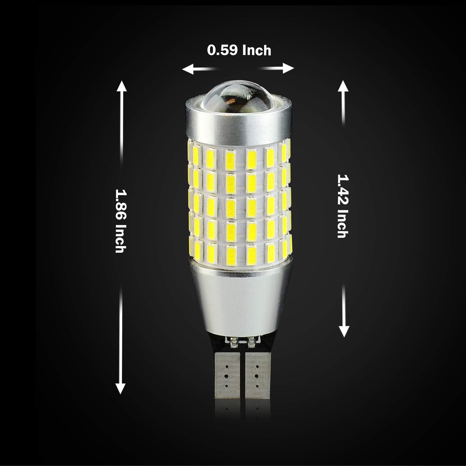 Jdm Astar Extremely Bright 2000 Lumens 360-Degree Shine 921 912 90-Ex Chipsets Led Bulbs For Backup Reverse Lights, Xenon White