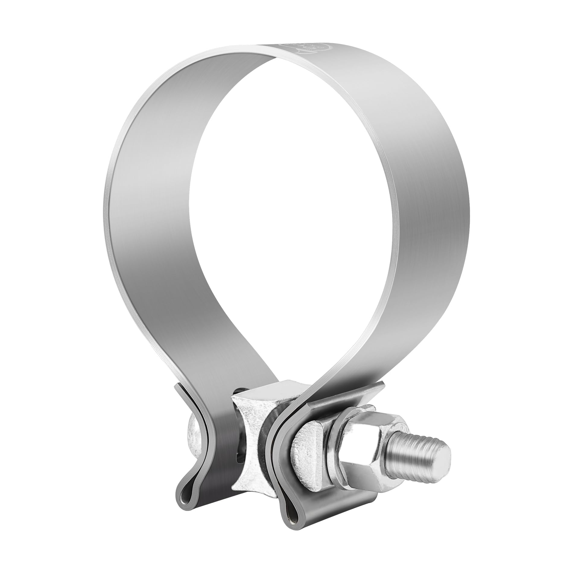Evil Energy 2.75 Inch Exhaust Clamp,2 3/4 '' Narrow Band Muffler Clamp Stainless Steel For Heavy-Duty Exhaust Systems, Downpipes