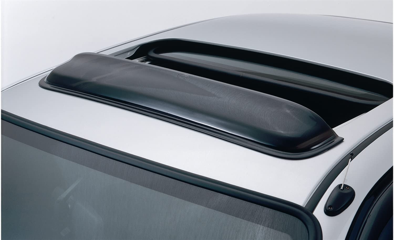 Auto Ventshade [Avs] Windflector / Sun Roof Deflector | Fits 2019 - 2024 Models Up To 41.5In. Wide Sunroof, 1 Pc. | Smoke - 77005
