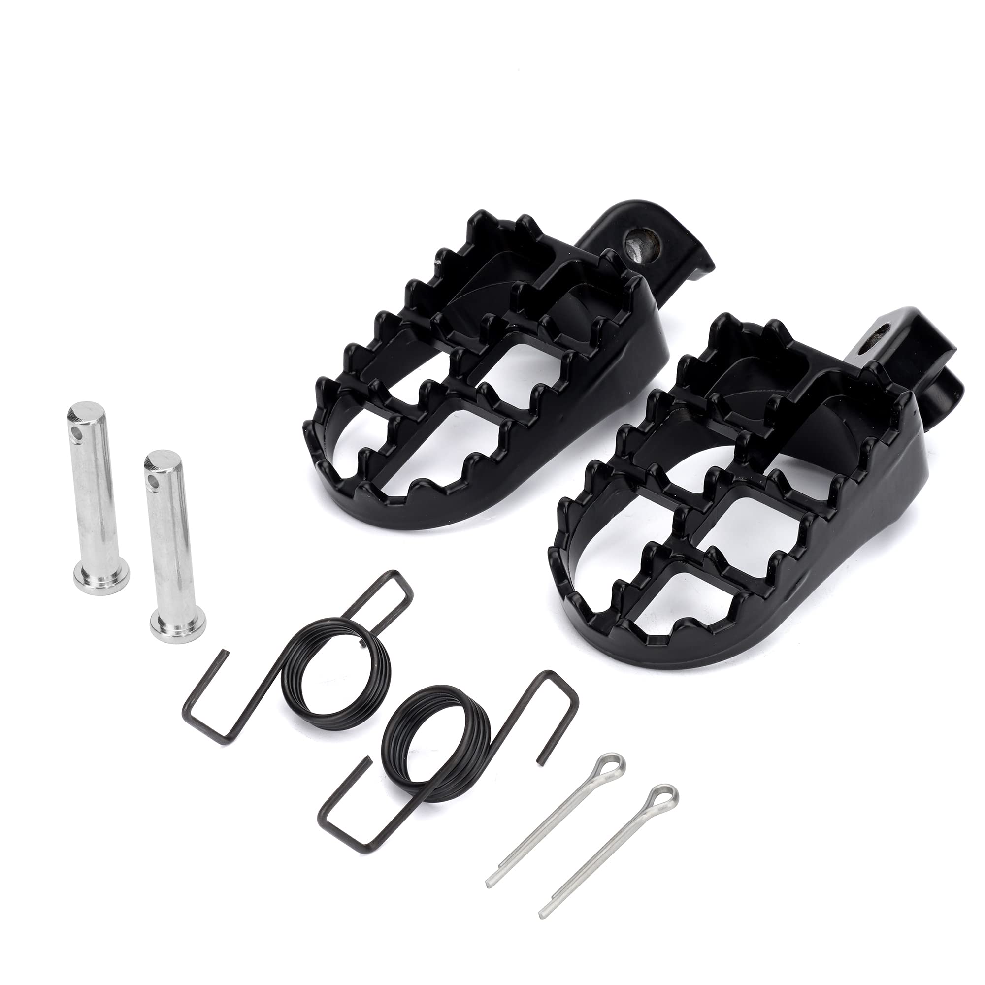 WEIYINGSI Dirt Bike Foot Pegs, Motorcycle Footpegs Pedals for 50CC 70CC 90CC 110CC 125CC Taotao PW50 PW80 TW200 XR50R CRF50 CRF7