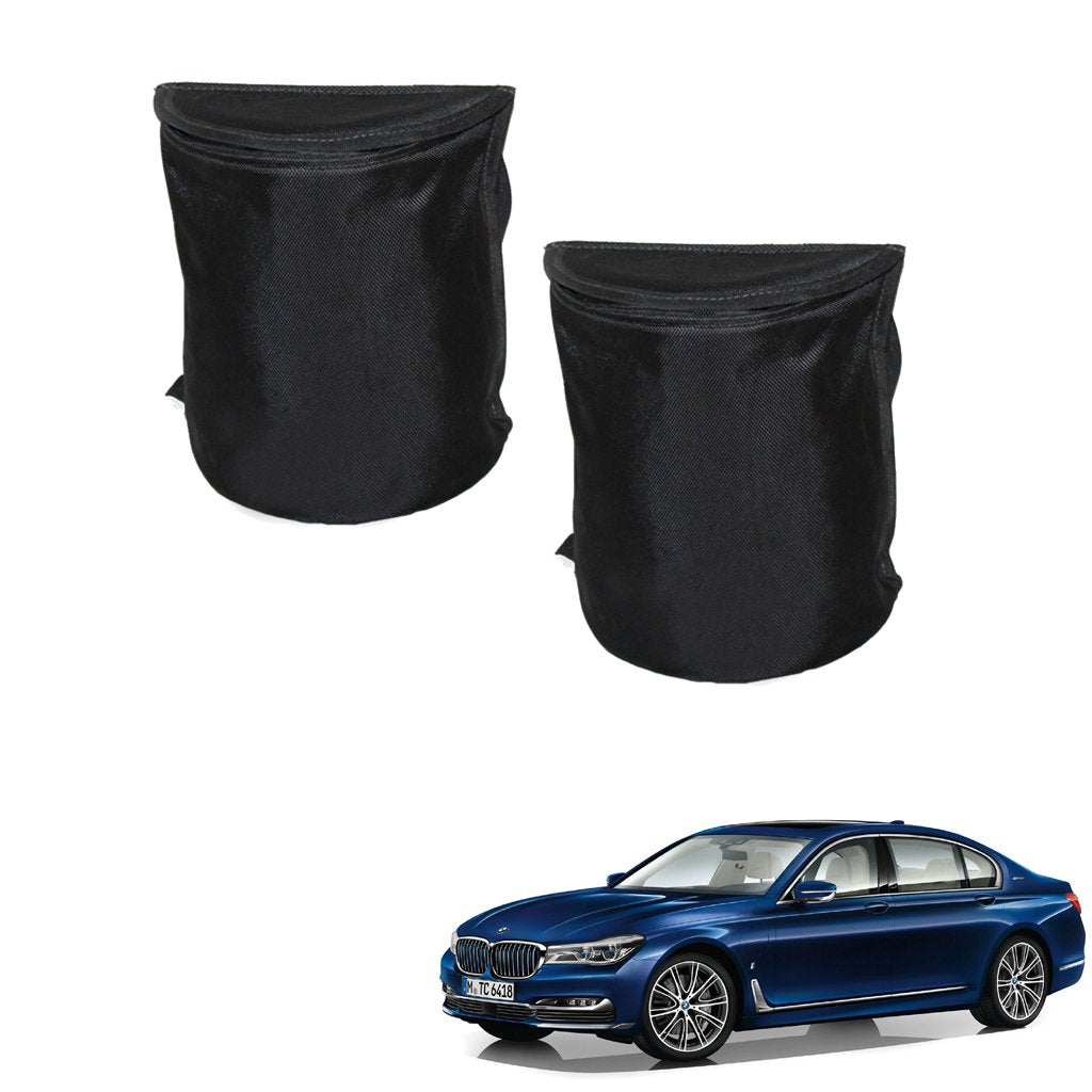 Kozdiko Semi Cylindrical Car Dustbin Set of 2 Pcs for BMW 7 Series