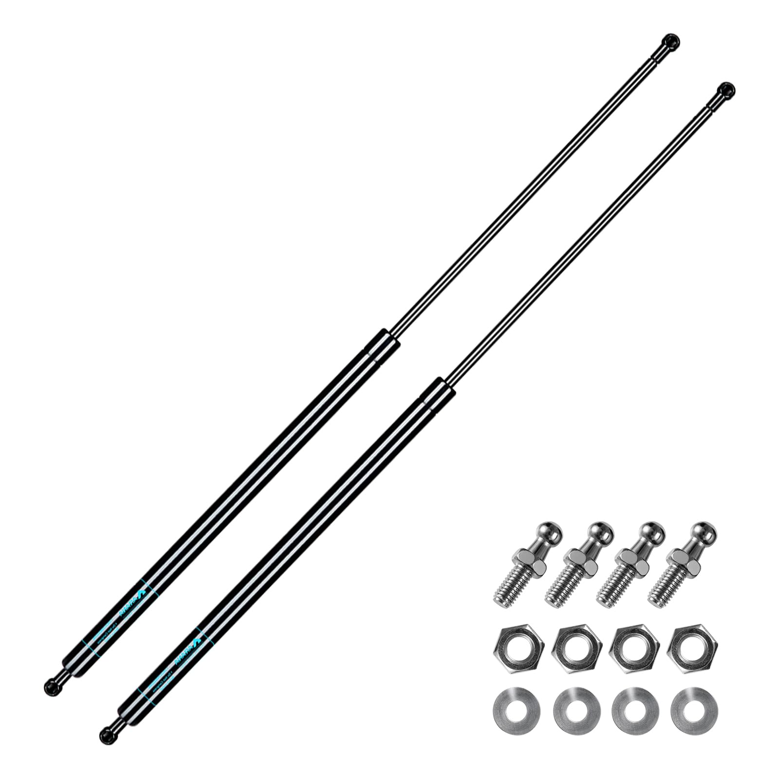 28 Inch 200 Lb (889 N) Gas Struts Spring Shocks 28 In For Heavy Lids Trap Door Truck Sled Trailer Cap Tonneau Cover Replacement