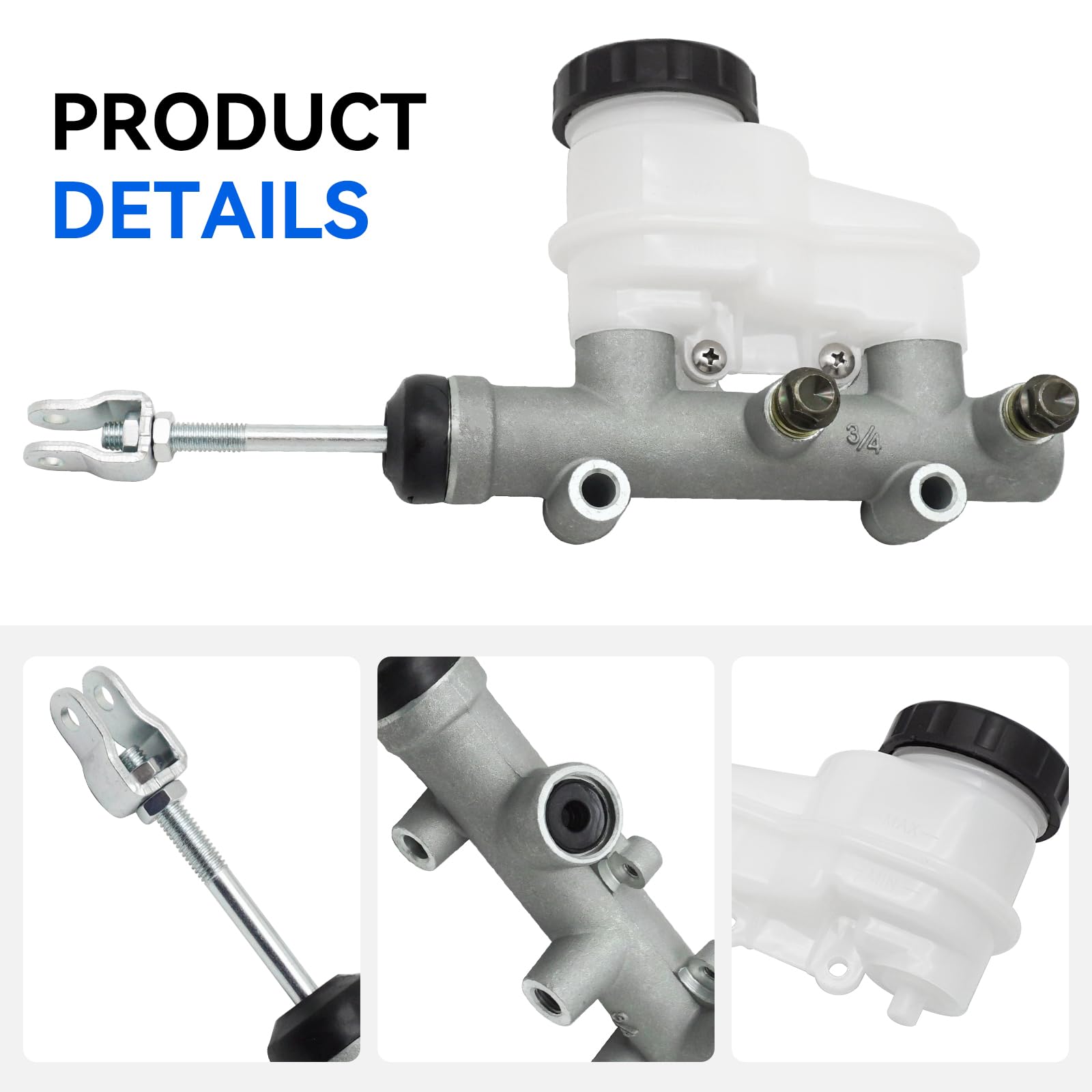 JAVIK Brake Master Cylinder for Polaris RZR 570/800/900/1000, Ranger 400/500/570/700/800/900/1000, ACE 325/