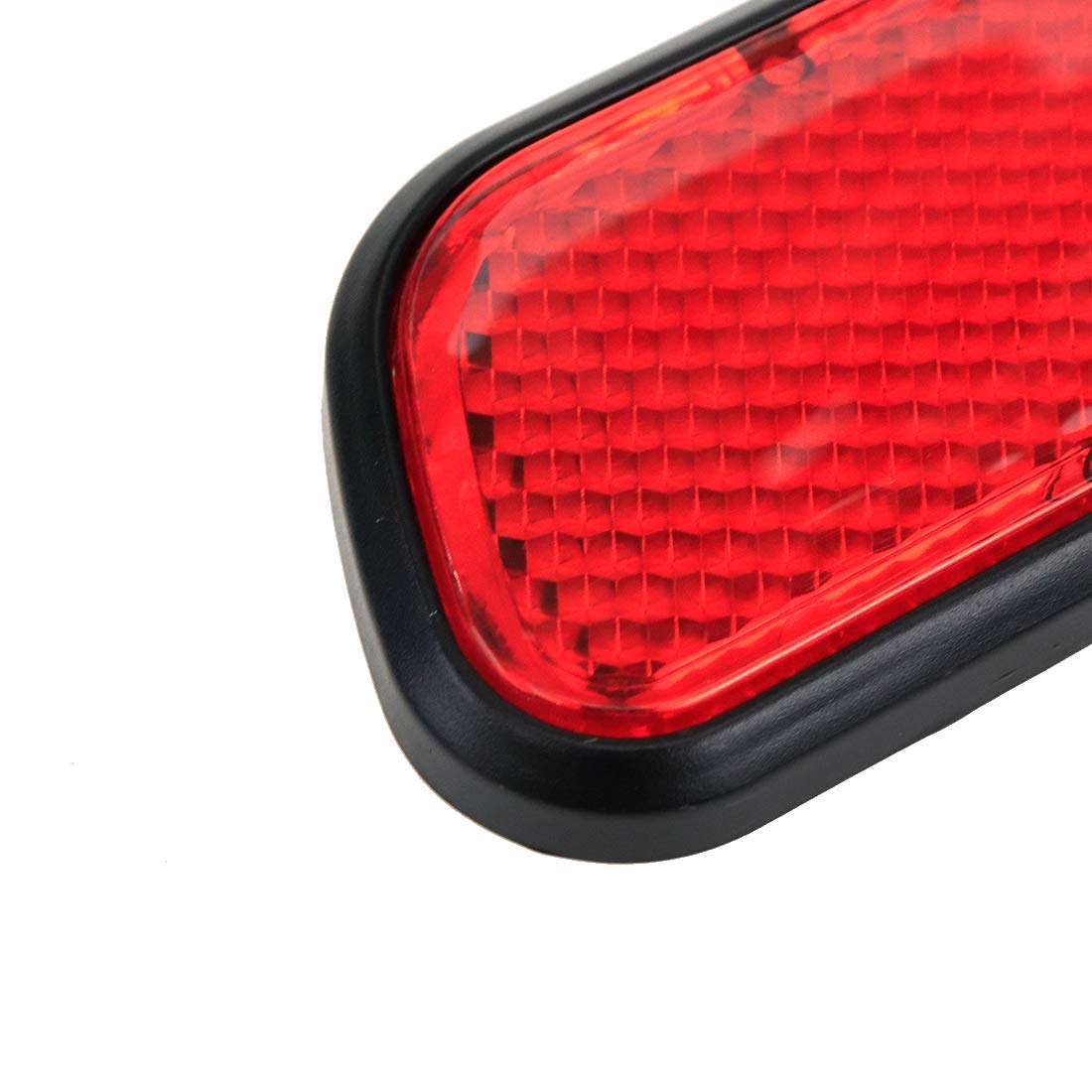 AUTUT Car Reflective Sticker Pack of 2 - Red Warning Safety Reflector Strips, Plastic, Model CS201939, Color Rs-07