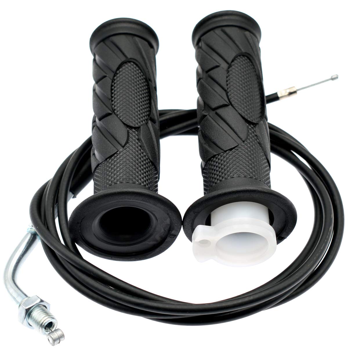Royitay 7/8 Inch 22Mm Twist Throttle Accelerator Handle Grips And 75'' Long Throttle Cable With On Off Switch Set For 33Cc 43Cc