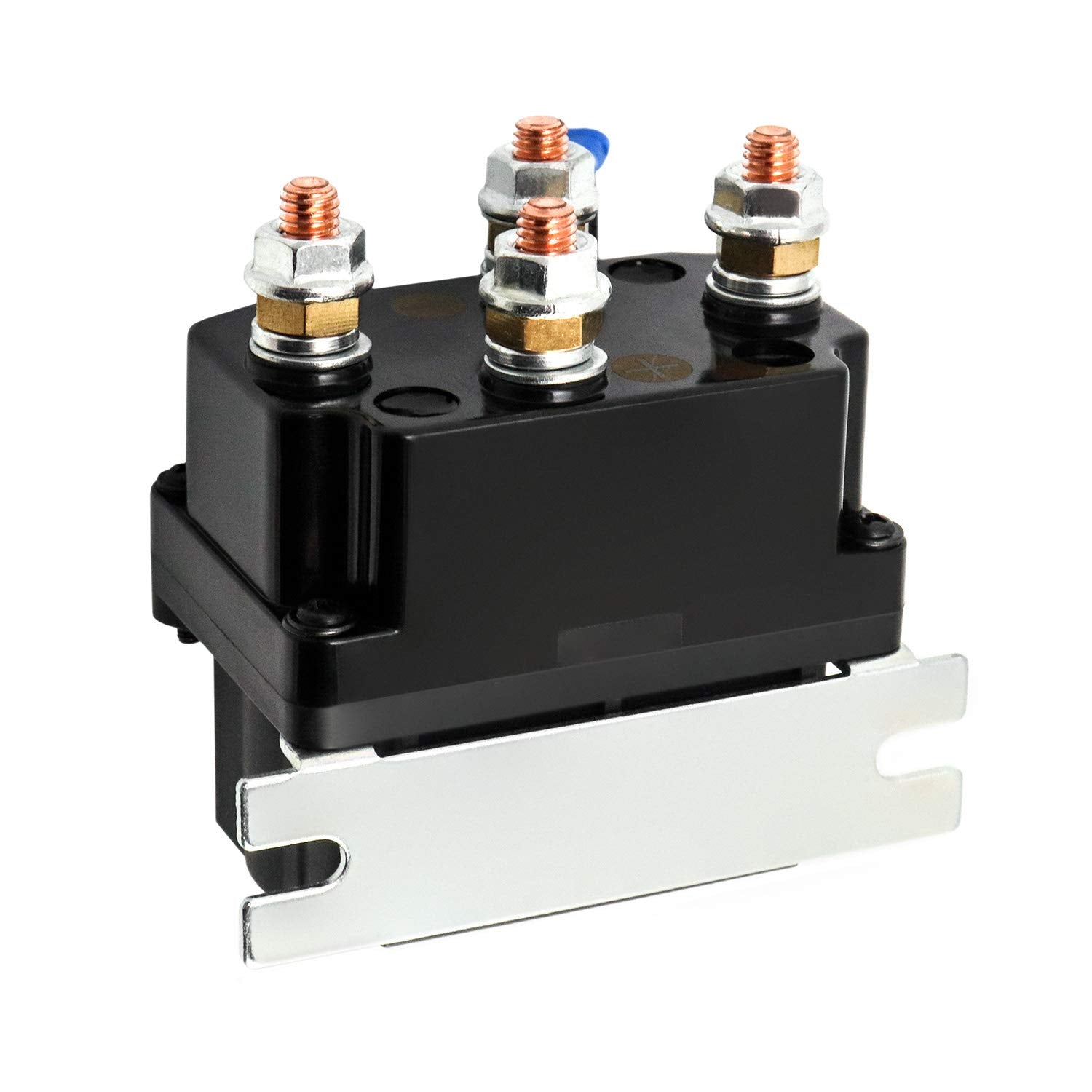 QWORK 12V 250A Winch Solenoid Relay Contactor for 3000-5000lbs UTV/AUT Winches