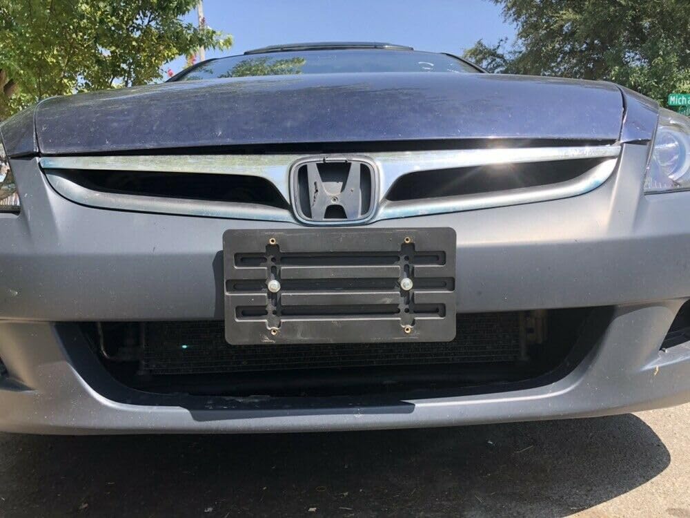 15 Front Bumper License Plate Tag Holder Mount Mounting Relocator Adapter Kit Bracket For Honda (All Models) Quantity Discount(9