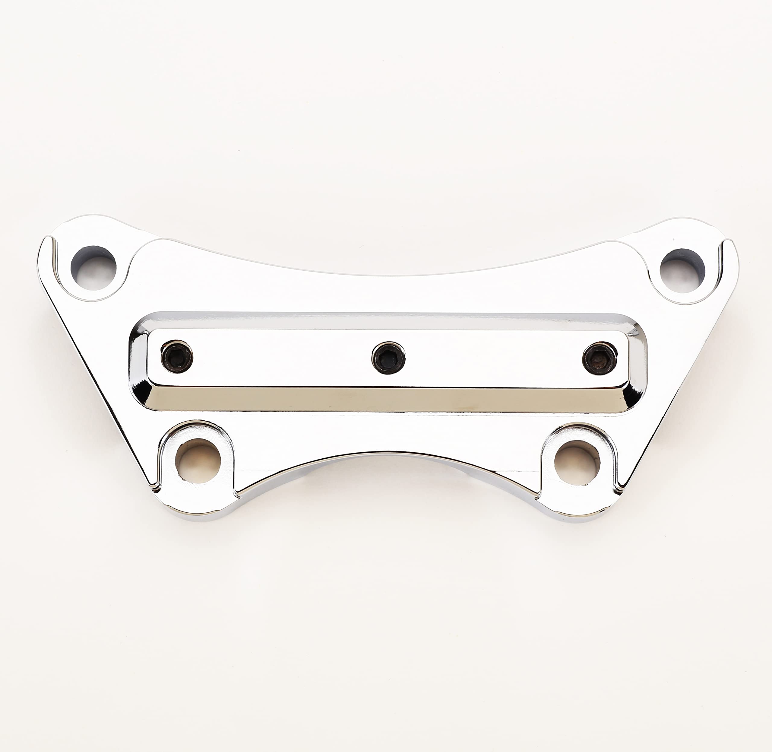 Httmt H2314-1- Anti-Slip Handlebar 1Pc 1 Inch 25Mm Top Clamp Compatible With 1997 & Up Harley Touring Chrome