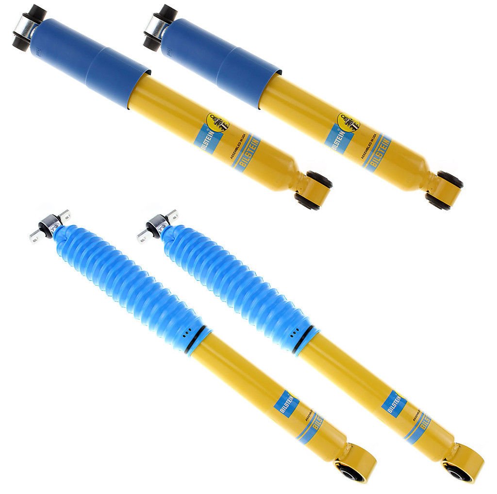 New Bilstein Front & Rear Shocks For 88-99 4Wd Chevy K1500 Trucks & Gmc K1500 Sierra Trucks, 46Mm Gas Pressure Shock Absorbers, Trucks, Base Cheyenne Ls Scottsdale Silverado Sport Sl Sle Sls Slt Slx