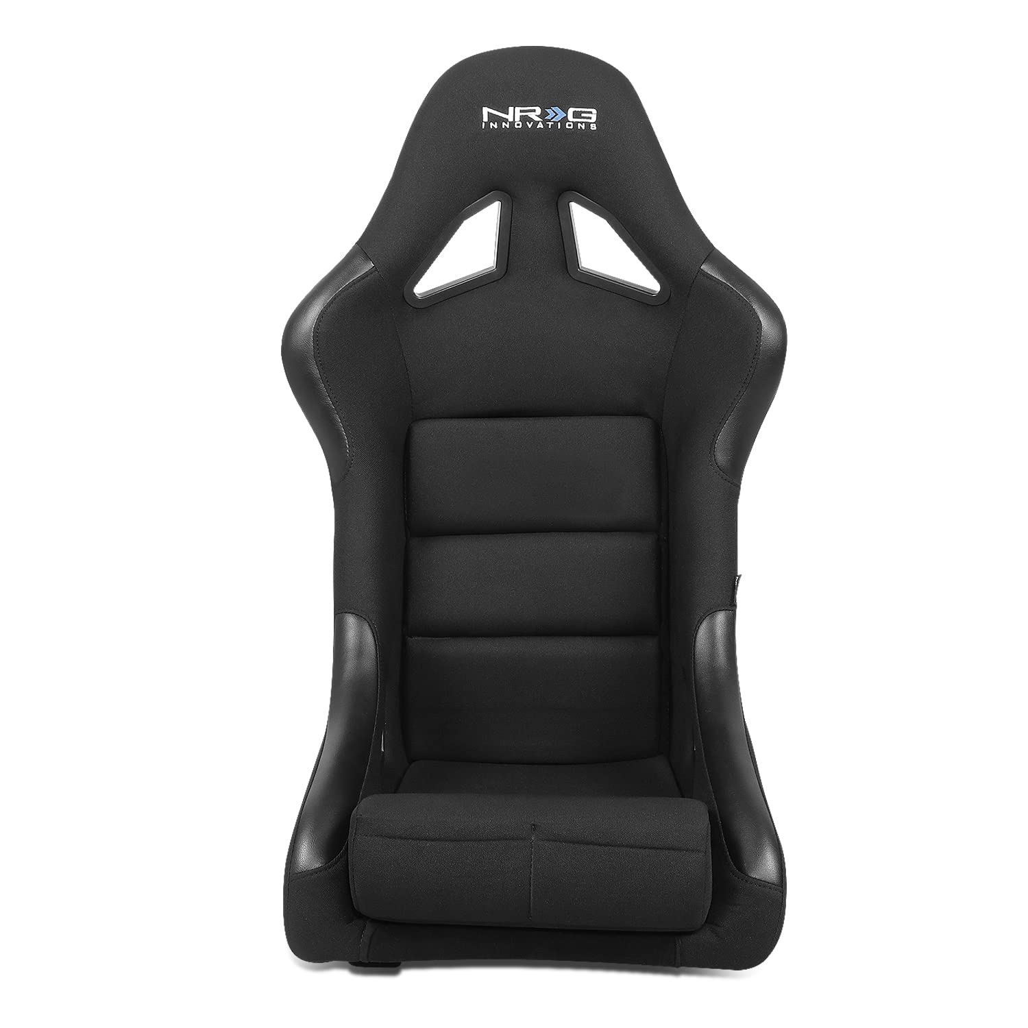 Nrg Innovations Nrg-Frp-330 Fiber Glass Fixed Back Bucket Racing Seat (Small), 4 Pt Harness Compatibility, Black Seat Cover, 19'