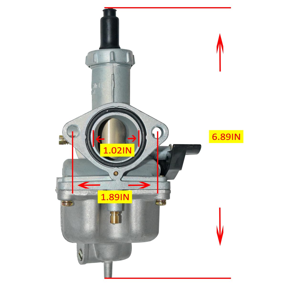 JDLLONG 26mm Carburetor for Honda Dirt Bike XR100 1981-1984, XR100R 1985-2004, CRF100F 2004-2013 ATV Carb with Air Filter & Fuel