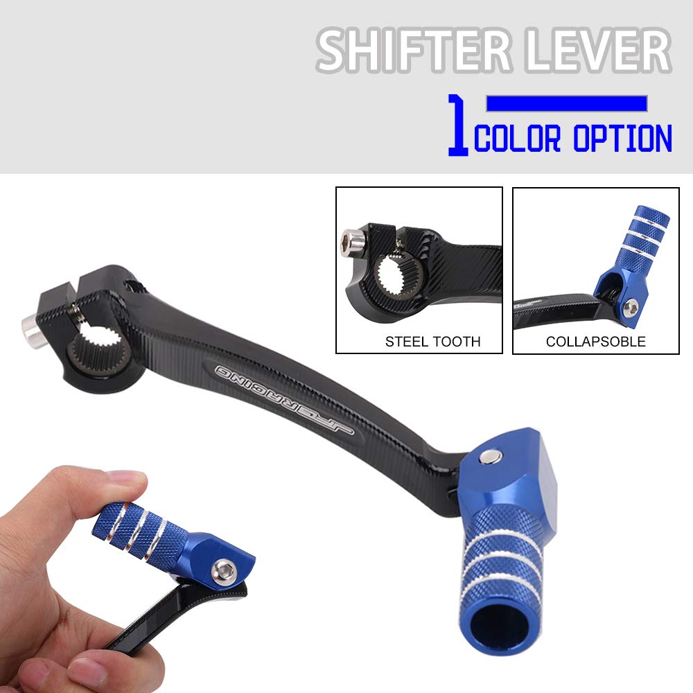 JFG Racing Motorcycle Folding Gear Shifter Shift Lever Pedal CNC for YZ250F YZ450F 2014-2021 YZ250FX 2020 YZ450FX 2016-2021 WR25
