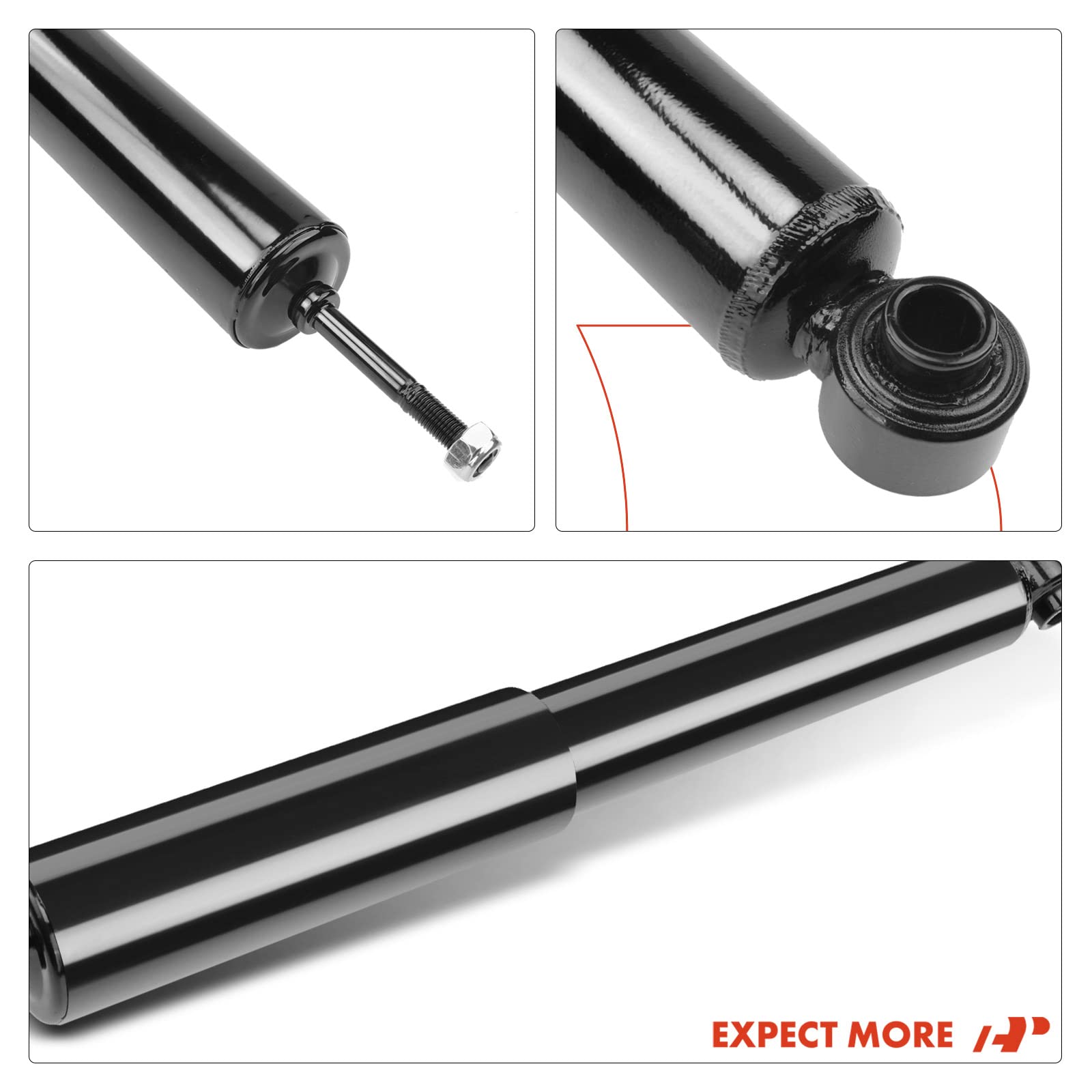 A-Premium Rear Pair (2) Shock Absorber Compatible With Chevy Malibu 2004-2012 & Pontiac G6 2005-2010 & Saturn Aura 2007-2009, Dr