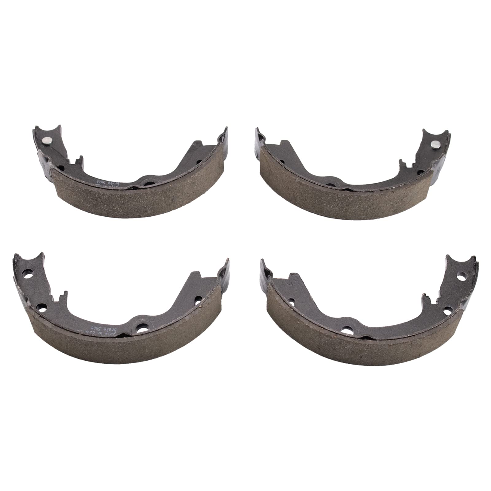 Trq Rear Brake Pad & Rotor Kit Brake Pads Brake Rotor Parking Brake Shoe Set Ceramic Compatible With 2012-2013 Hyundai Veloster