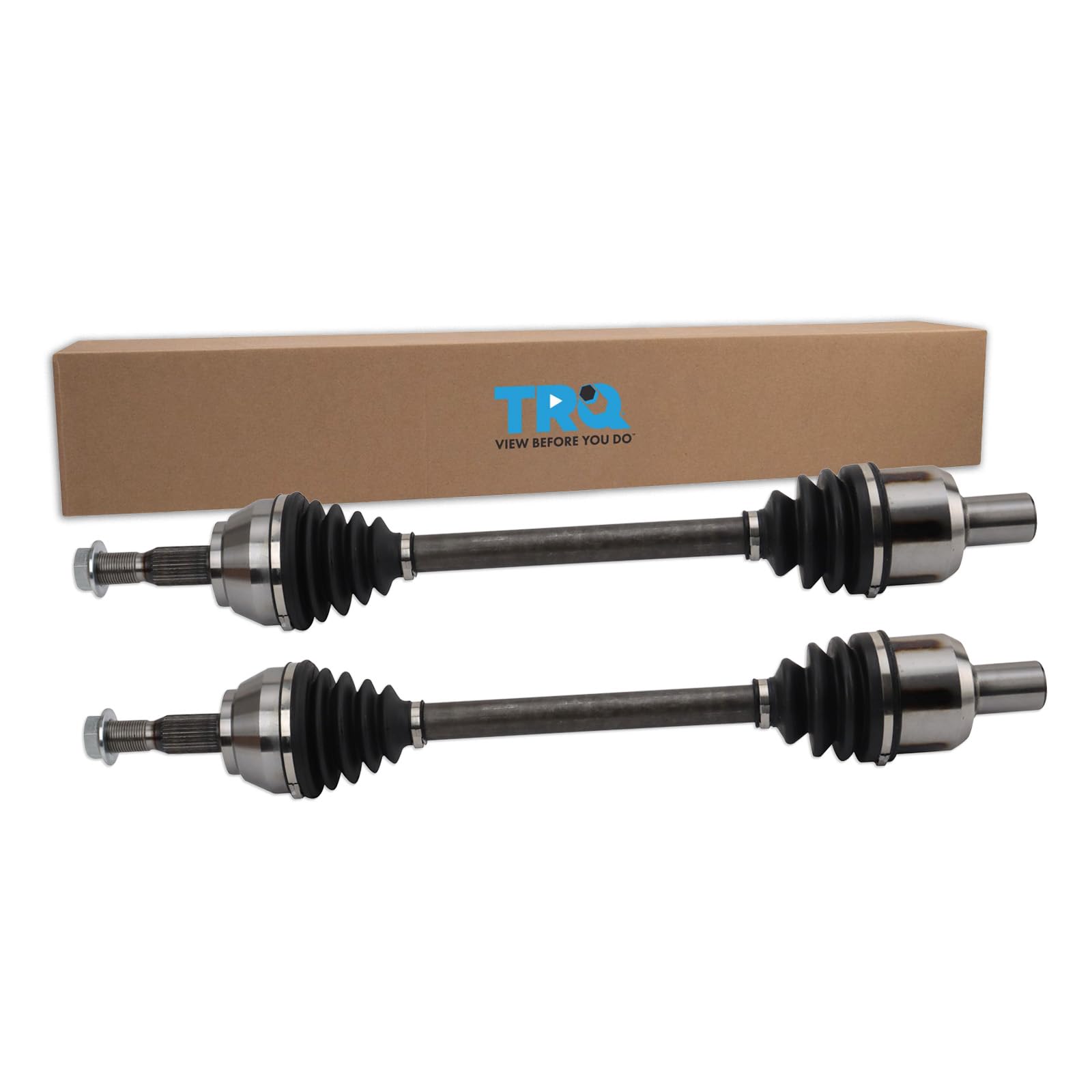 TRQ Rear CV Axle Shaft Assembly Set Compatible with 1997-2004 Chevrolet Corvette