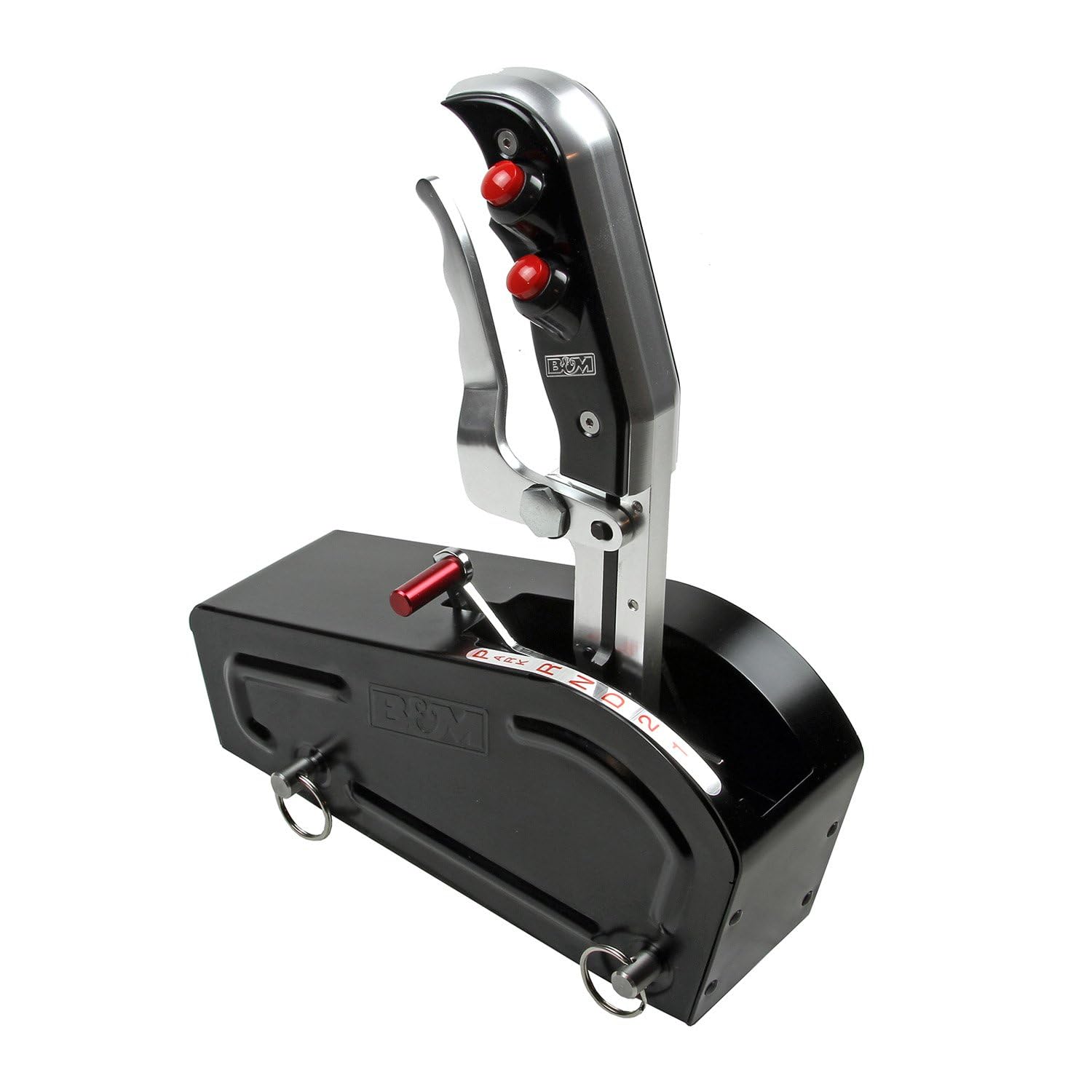 B&M Automatic Gated Shifter - Dual Button Magnum Grip Stealth Pro Stick - Model 81104 - Multicolor - Plastic