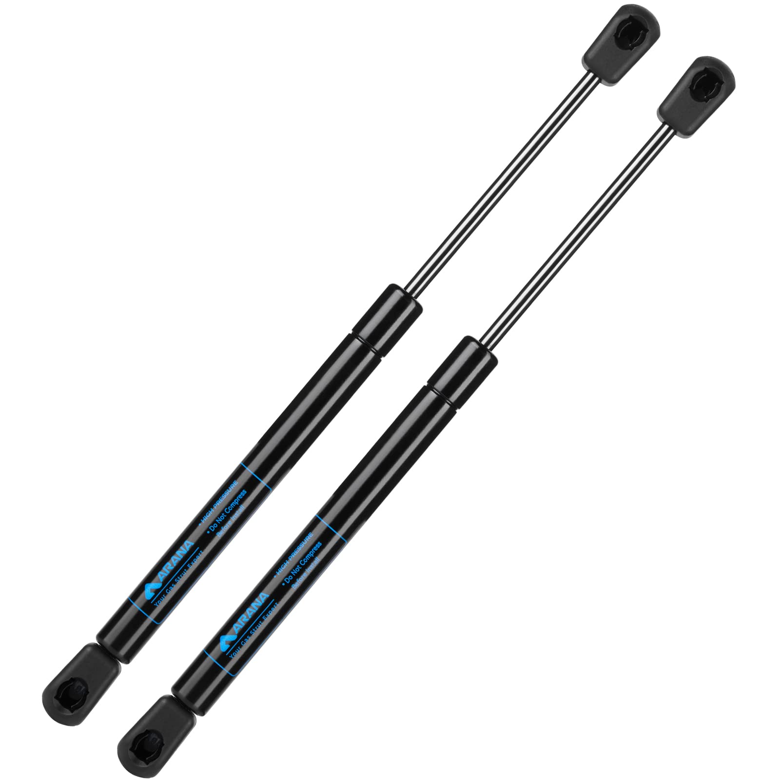 Arana C16-09903 12 Inch 24 Lb Gas Struts Spring Shocks C16-25685 11.57 Inch 24Lb Lift Support For Canopy Topper Camper Shell Tru