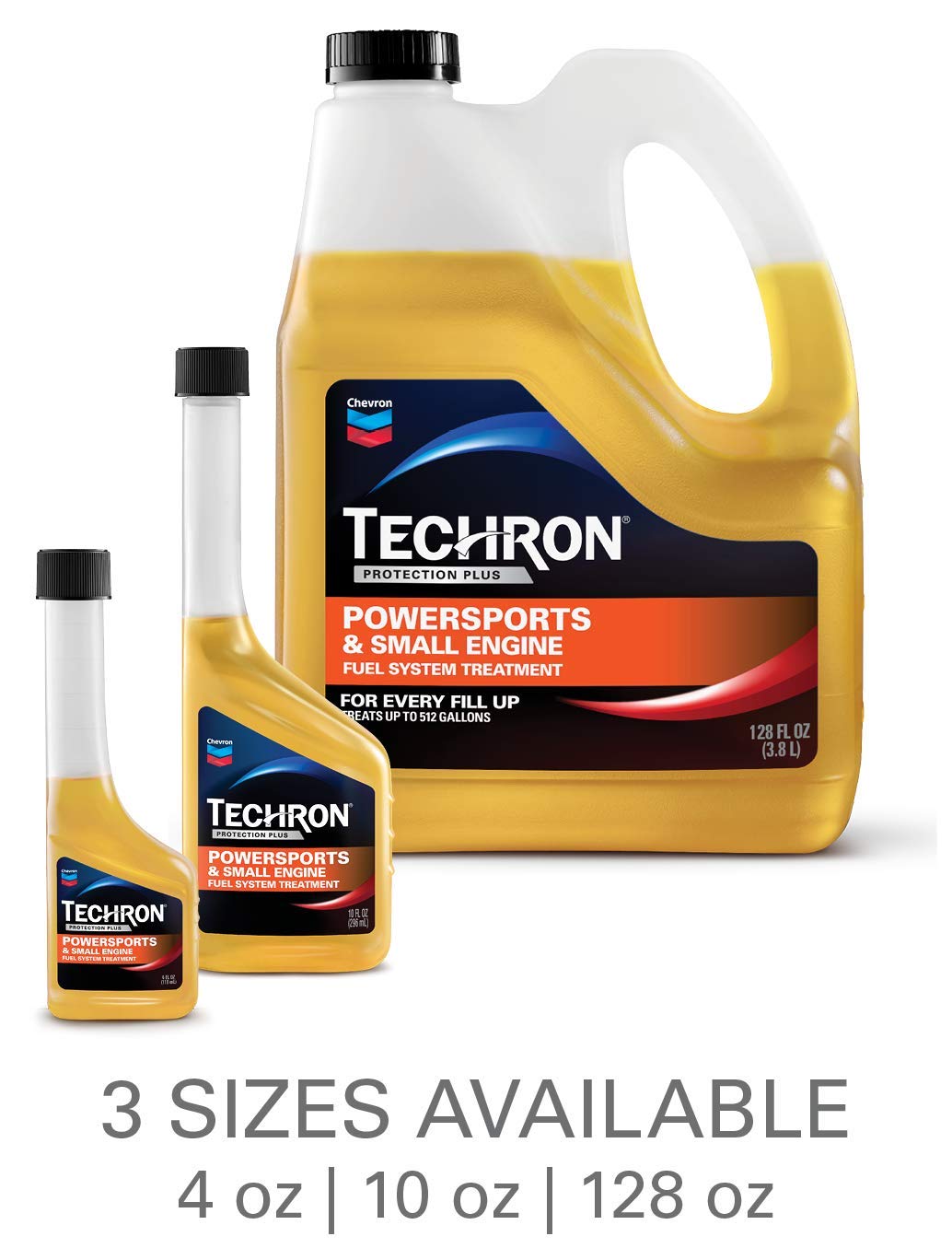 Chevron Techron Protection Plus Fuel System Treatment, 10 oz, Powersports & Small Engine, Model 266707338