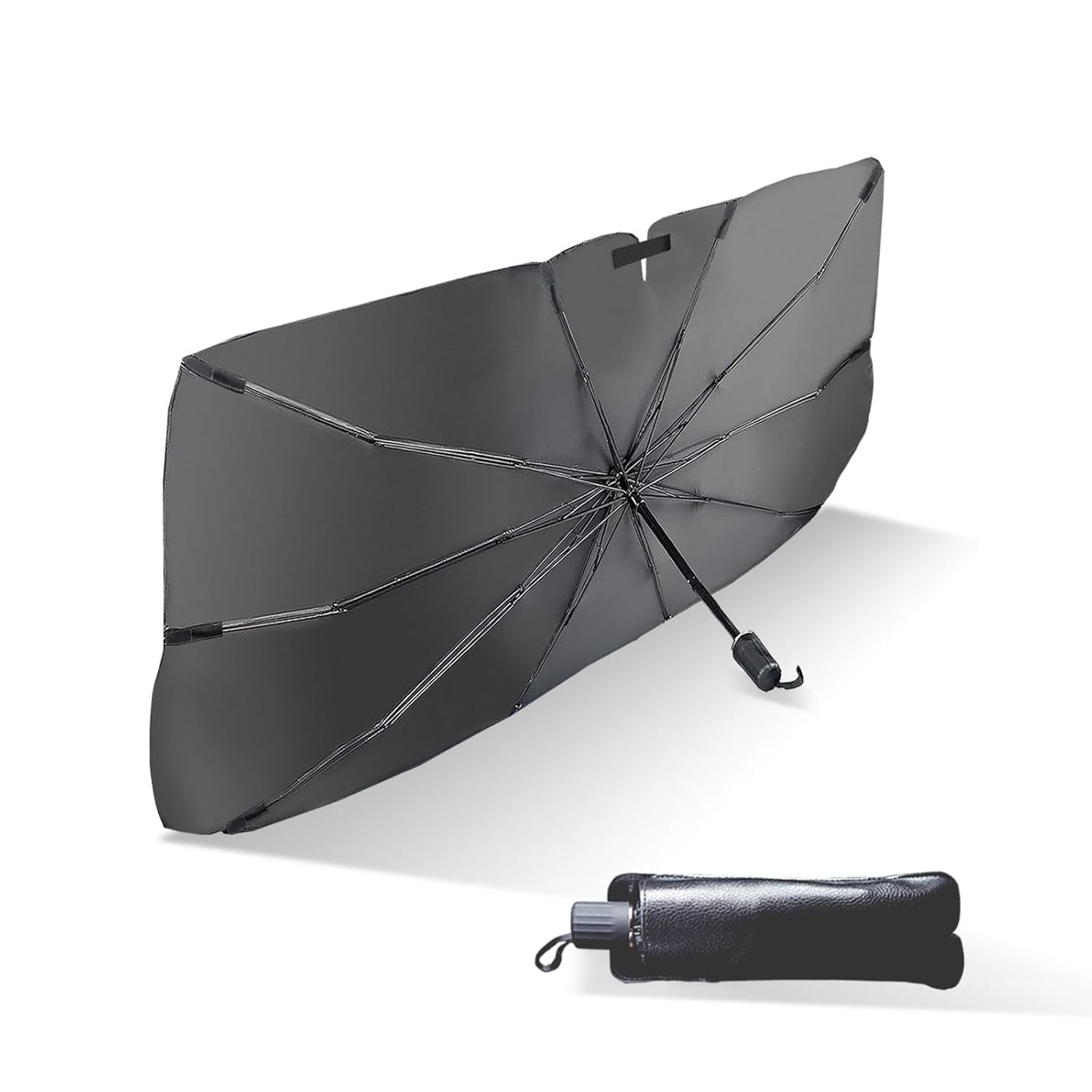 SENGARGI Car Sun Shade Windshield Cover, Umbrella Windshield Sun Shade for Car Front WindowSun Protection & Heat Insulation Fold