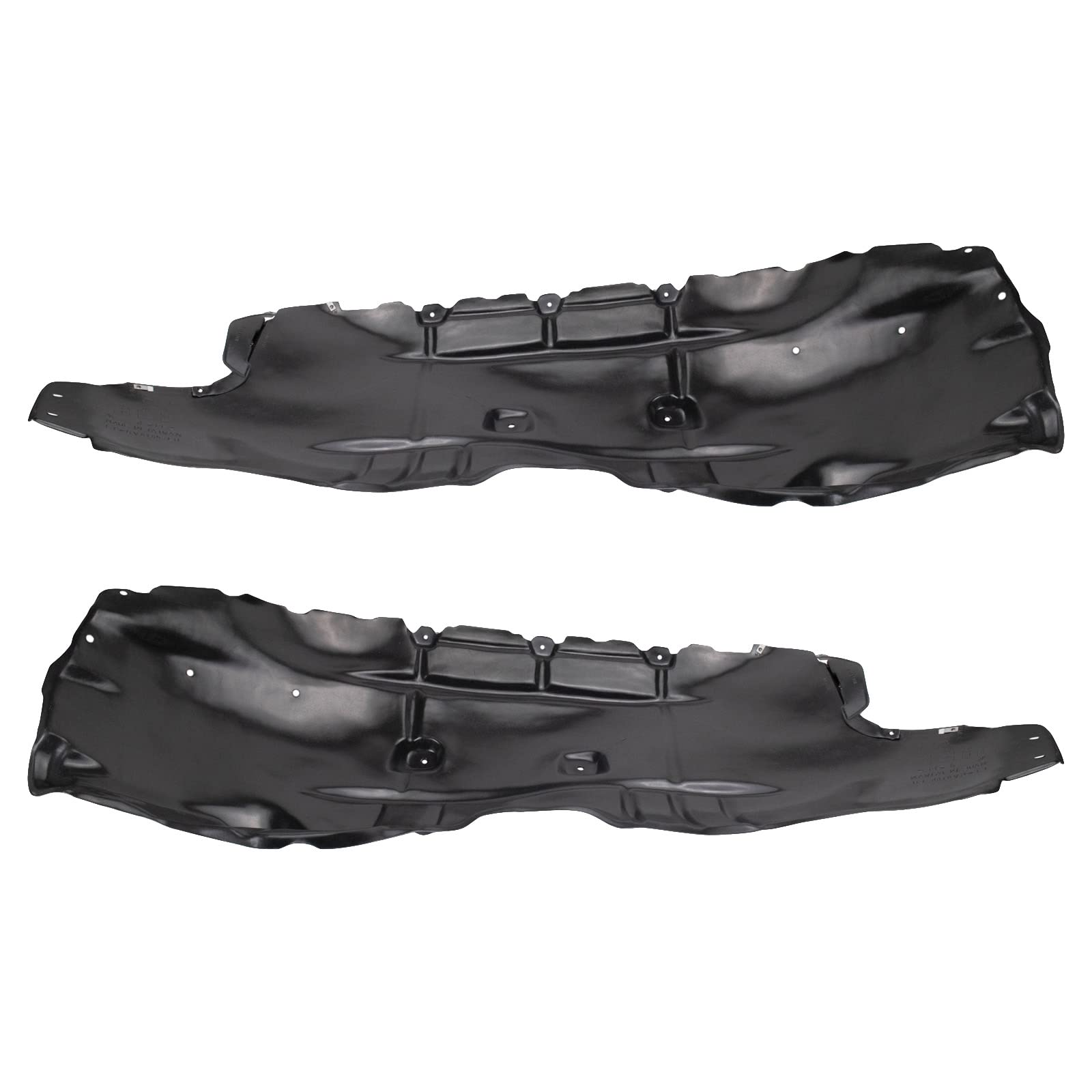 Trq Inner Fender Liner Set Compatible With 2017-2020 Chevrolet Colorado Gm1248288 Gm1249288
