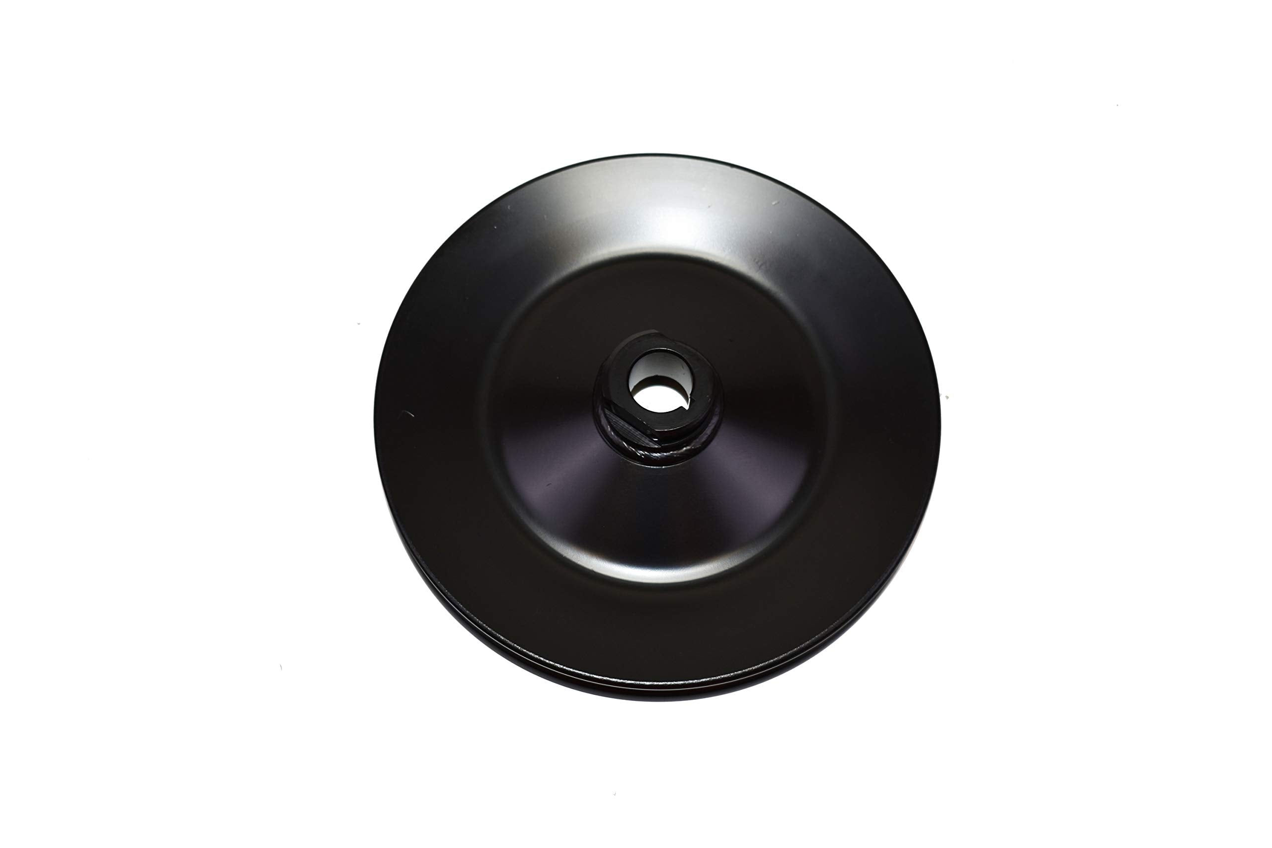 A-Team Performance - Steel Key-Way Power Steering Pump Pulley Single Groove - Compatible with 1955-72 GM Chevrolet SBC BBC Small
