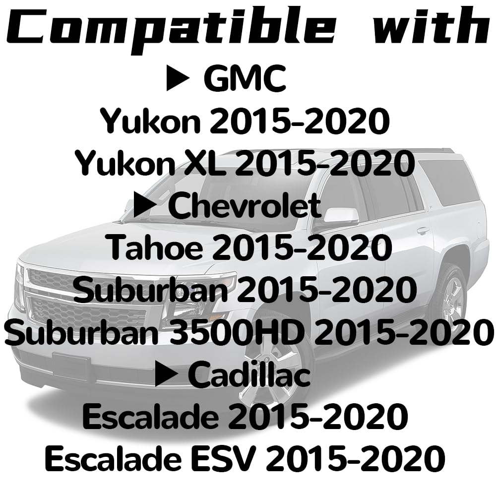 DIMEANI Door Pillar Trim Molding Window Trim Cover fit for Cadillac Escalade ESV Chevrolet Suburban 3500HD Chevy Tahoe GMC Yukon