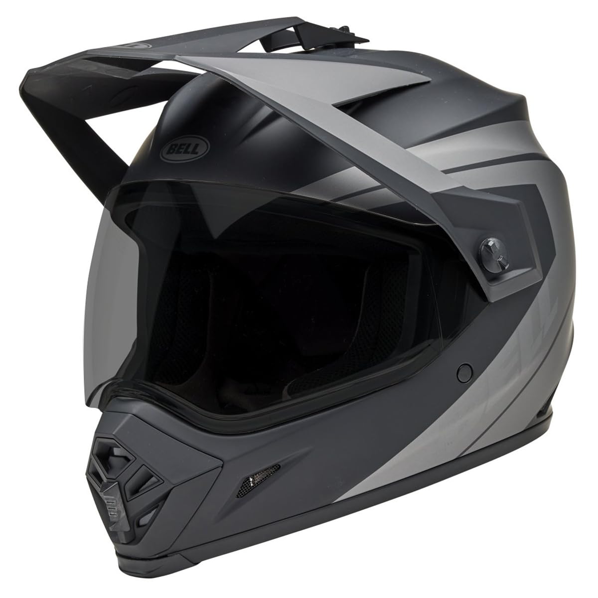 Bell Mx-9 Adventure Mips Dirt Helmet (Matte Blackout Black/Gray - X-Small)