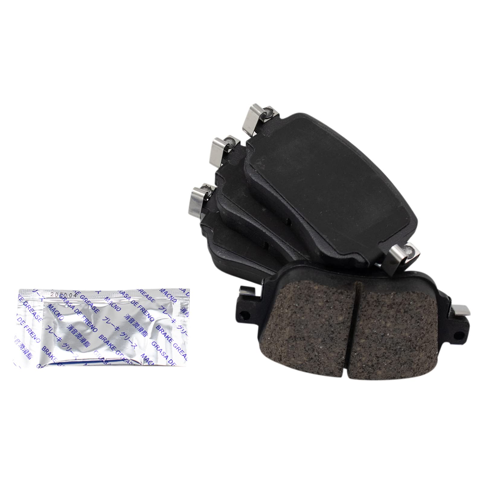 Trq Rear Brake Pad & Rotor Kit Brake Pads Brake Rotor Ceramic Compatible With 2016-2018 Audi Q3 Q3 Quattro