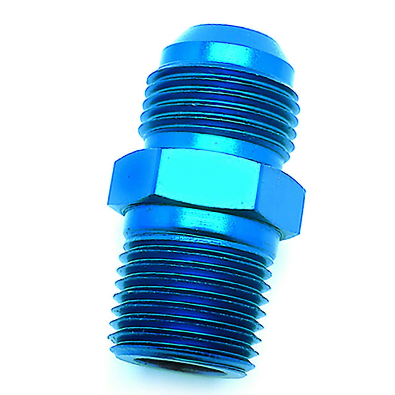-6An X1/8Nptf Blu St Fl To Pipe Adp