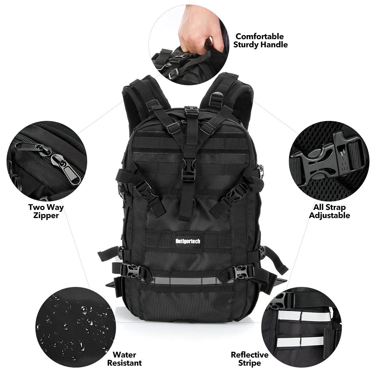 Helmet Backpack For Motorcycle Cycling, Large Capacity Waterproof Helmet Holder, Helmet Storage Bag Hiking Backpack
