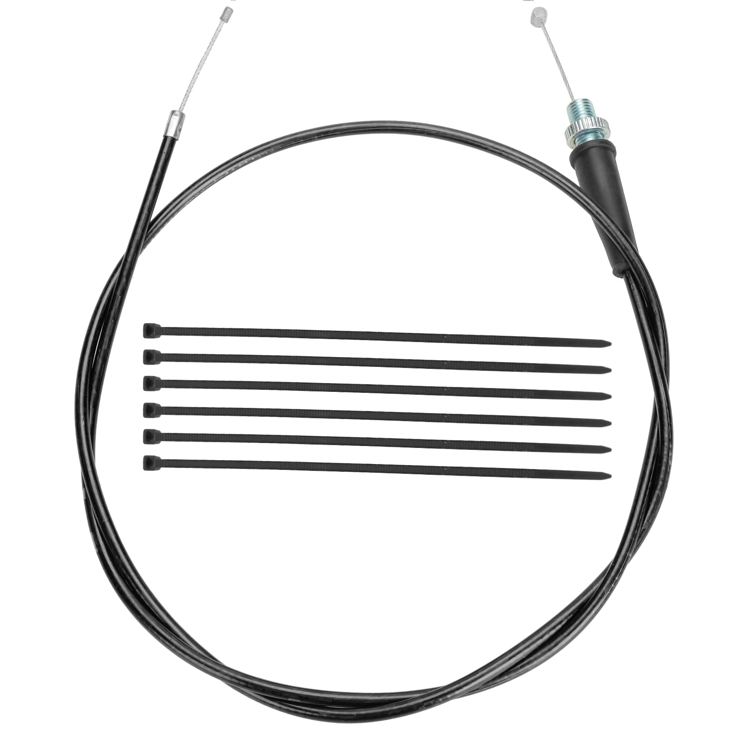 Yoxufa 50 Inch Throttle Cable For 79Cc 80Cc 97Cc 196Cc 200Cc 212Cc 6.5Hp Coleman Ct200U Ct200U-Ex Bt200X Baja Warrior Mb165 Mb20