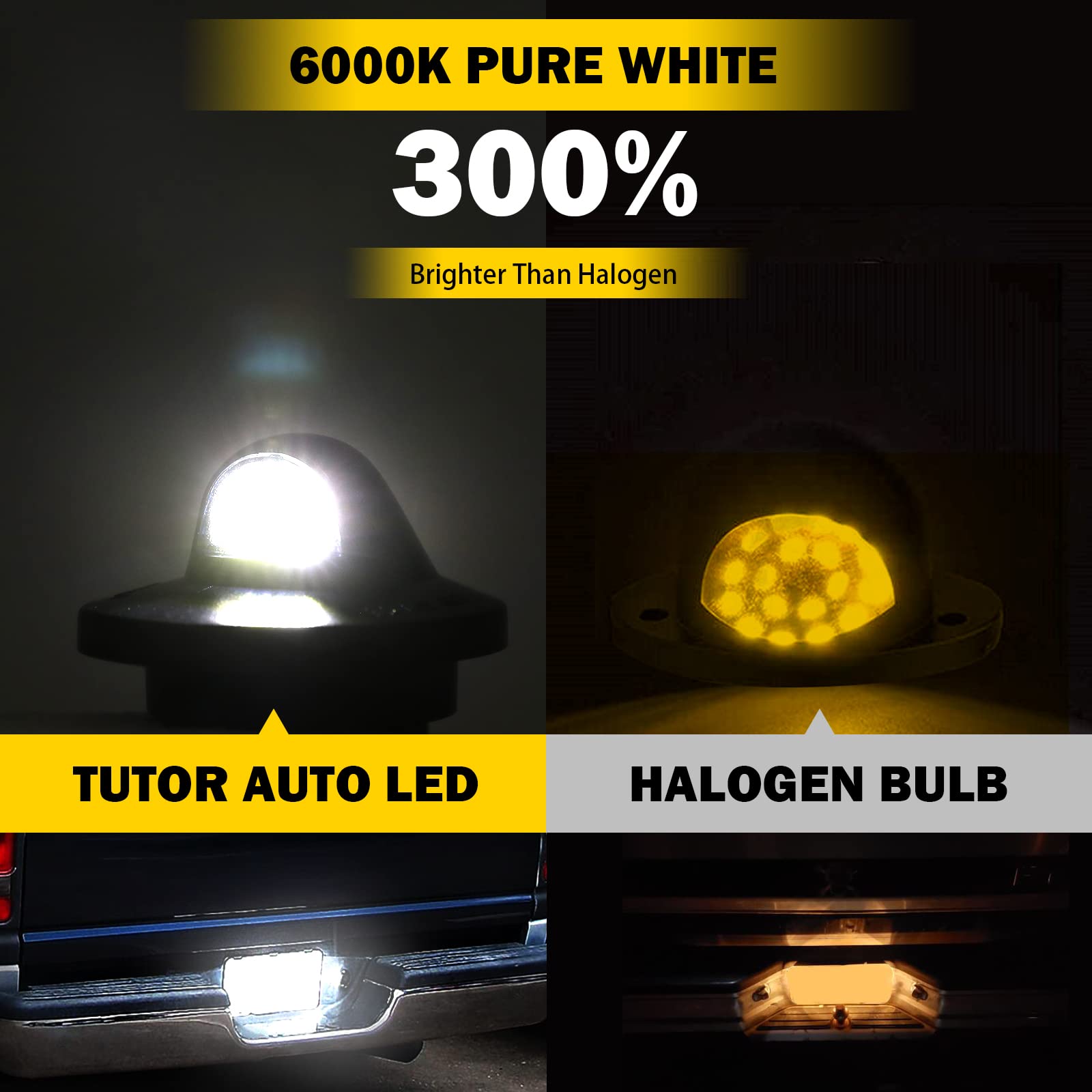 Led License Plate Light Tag Lights Assembly Compatible With Ford F150 F250 F350 F450 F550 Superduty Ranger Explorer Bronco Excur