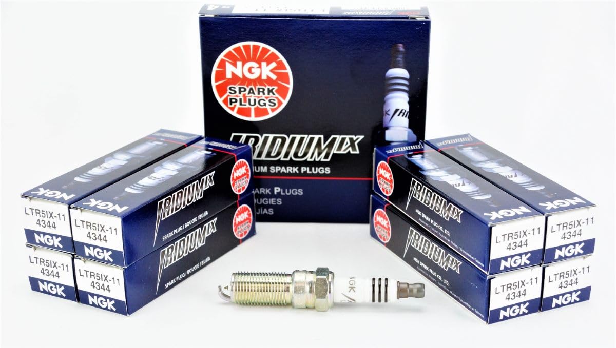 NGK Iridium IX Spark Plugs Compatible with Chevrolet Silverado 1500 5.3L 6.2L V8 2014-2024 (8 Pack)