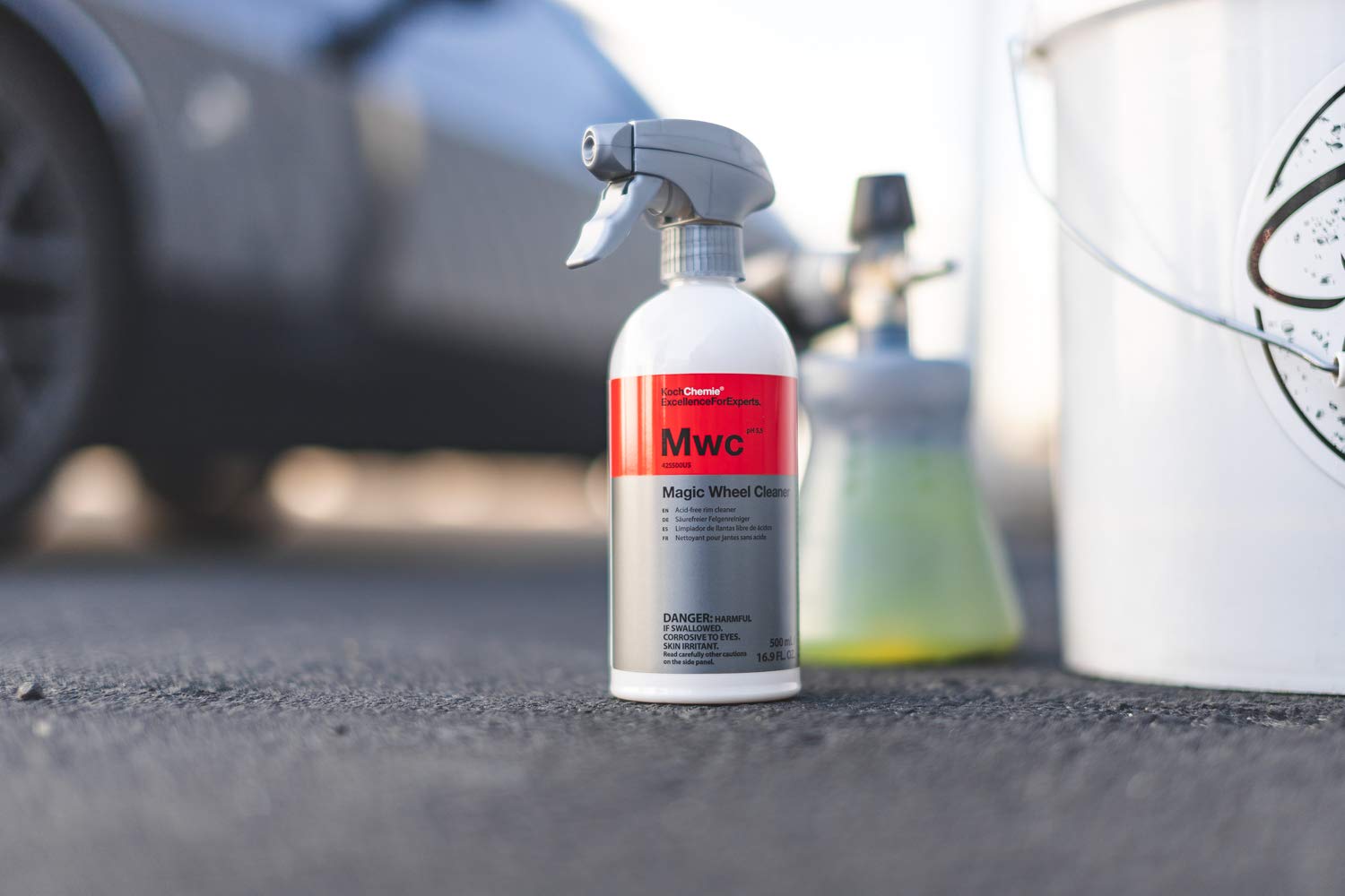 KOCHCHEMIE Magic Wheel Cleaner - Acid-Free Rim Cleaner, Dissolves Iron Particles, 500ml