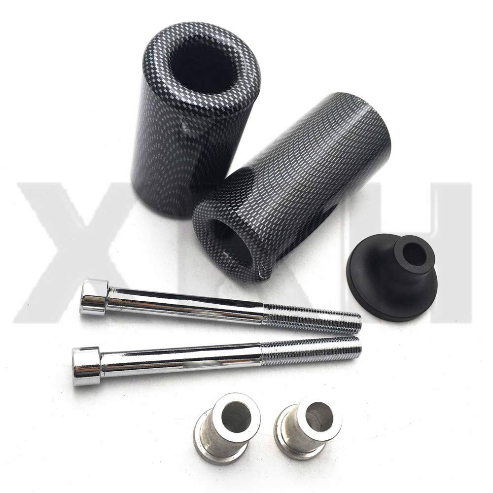 SMT-No Cut Frame Slider Protector Compatible With 2003 2004 Kawasaki Zx6R Zx-6R Zx6Rr Carbon [B00RUEKGFI]