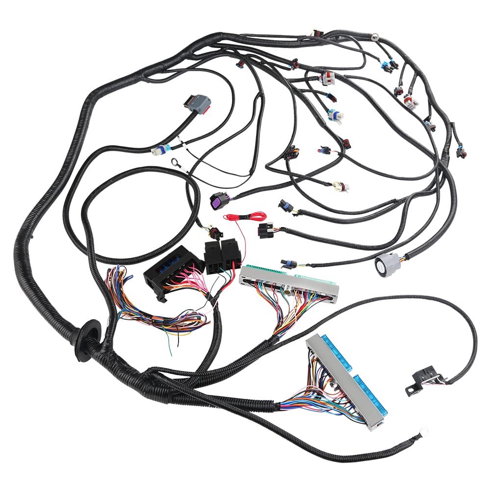 Wmphe Standalone Wiring Harness With 4L80E Transmission Drive By Wire, Professional Engine Wiring Harness, With Wiring Guide Man