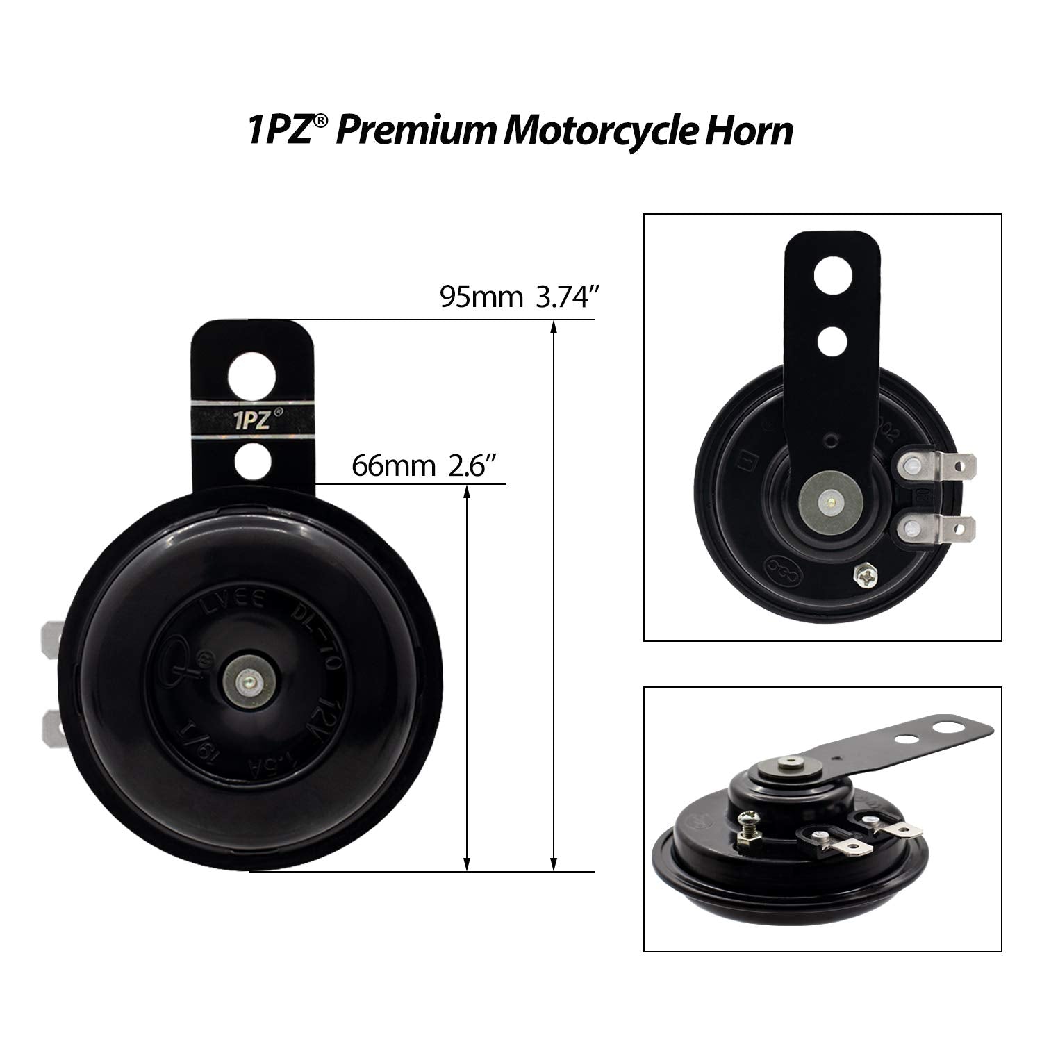 1PZ Multi-Function Horn Turn Signal Switch + Flasher Relay for Honda, Yamaha, Suzuki, Kawasaki, Arctic Cat - Green, ABS Material