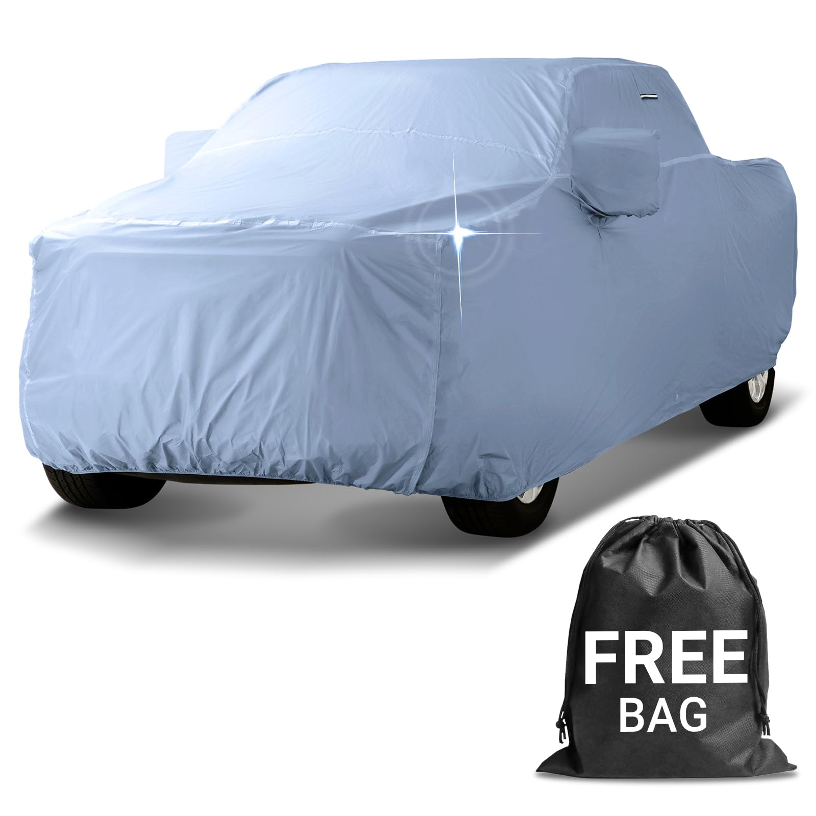 iCarCover 30-Layer Premium Truck Car Cover Waterproof All Weather | Rain Snow UV Sun Protection Full Car Covers | Ram 2500 3500,