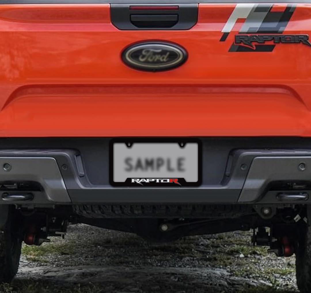 Ford Raptor UV Printed Plastic License Plate Frame